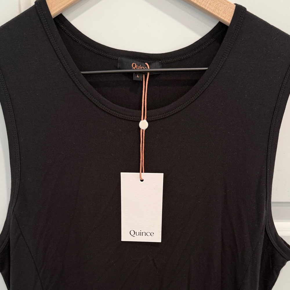 Quince Tencel Jersey Maxi Tank Dress - Picture 2 of 7